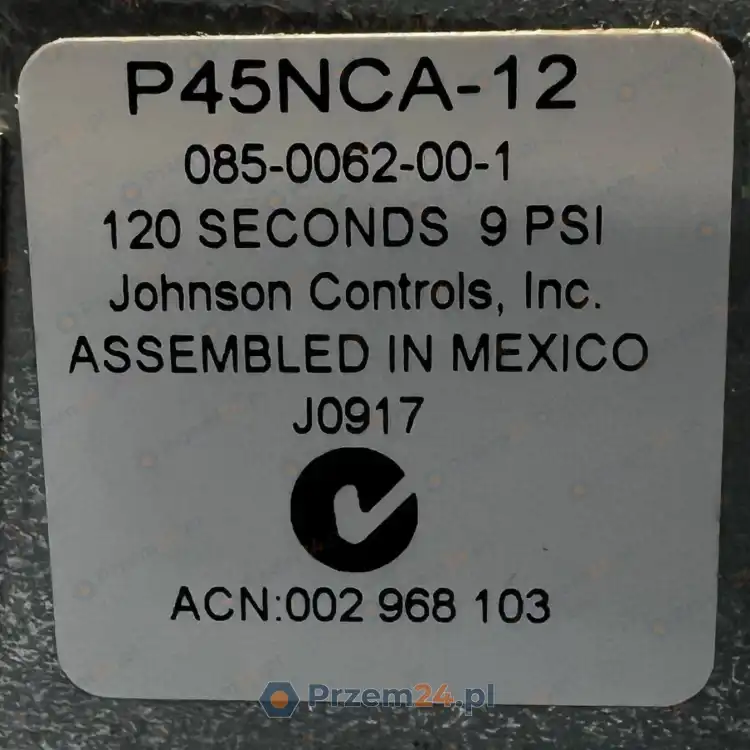 JOHNSON-CONTROLS-P45NCA-12-P45NCA12-Lube-Oil-Control-New-no-box-6