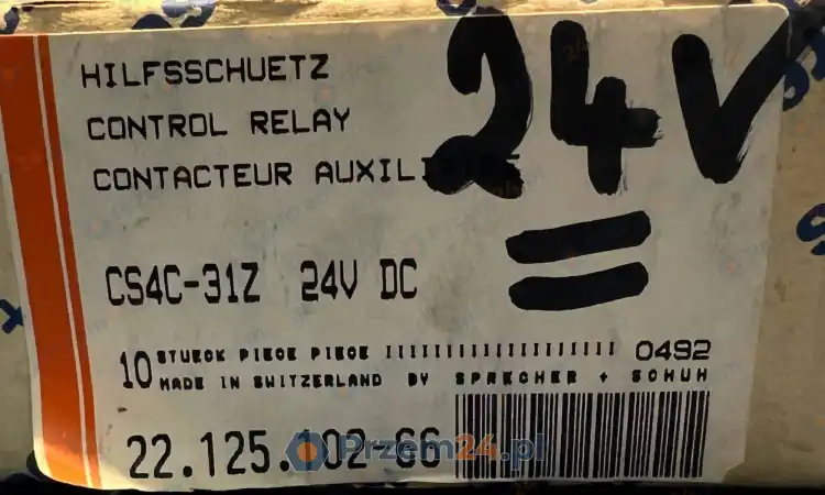 SPRECHER-+-SCHUH-CS4C-31Z-CS4C31Z-Control-Relay-1-Pack-10-pieces-New-3