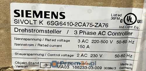 Siemens-6SG6410-2CA75-ZA76-6SG6317-1AA08-Servo-Drive-With-Fan-New-open-box-2