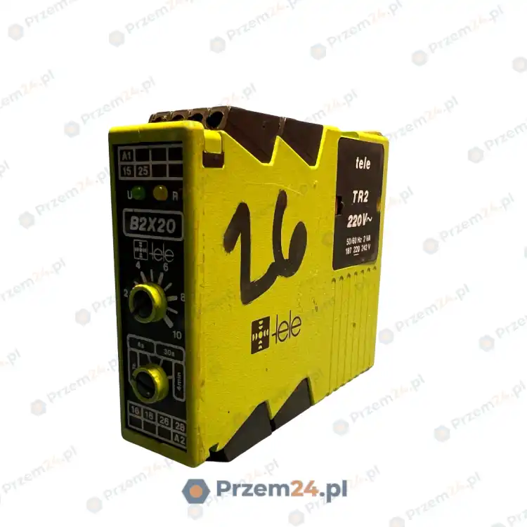 Tele-B2X20-TR2-Time-Flasher-Relay-220V-Used