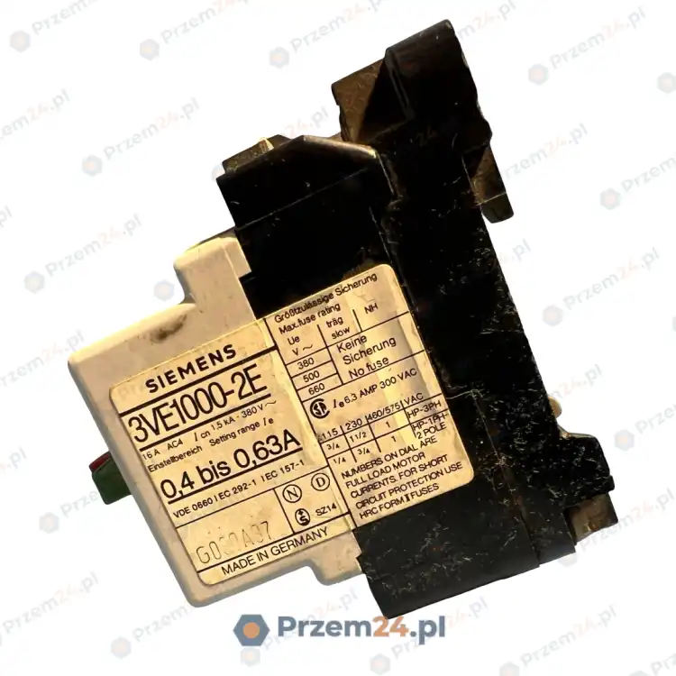 Siemens-3VE1000-2E-3VE10002E-Motor-Switch-0,4bis-0,63A-Used-4