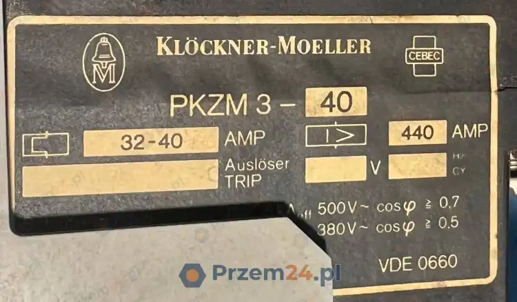 KLOCKNER-MOELLER-PKZM3-40-PKZM340-Motor-Switch-32-40A-Used-3