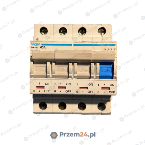 Hager-SB-463-SB463-552463-Modular-isolating-switch-63-A-Used-2