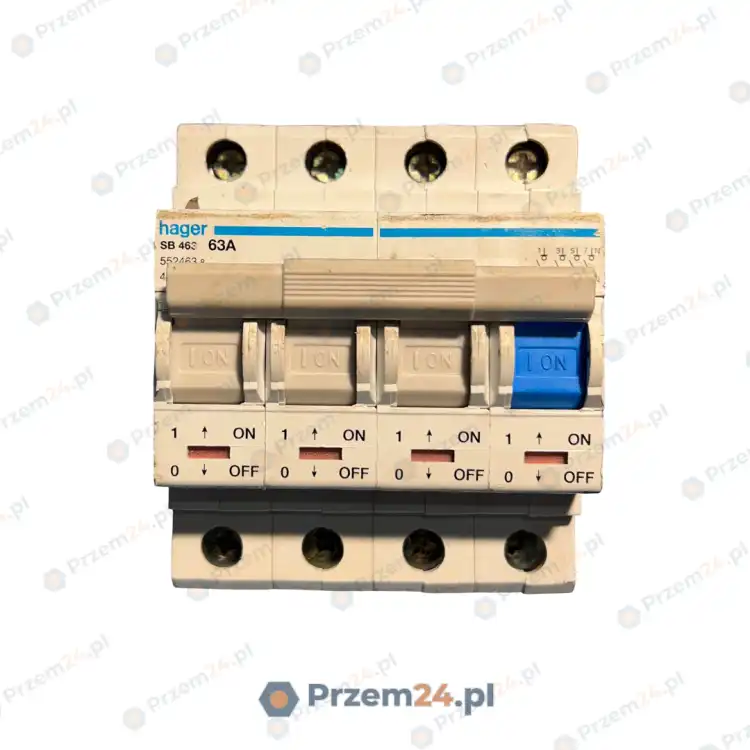 Hager-SB-463-SB463-552463-Modular-isolating-switch-63-A-Used-2