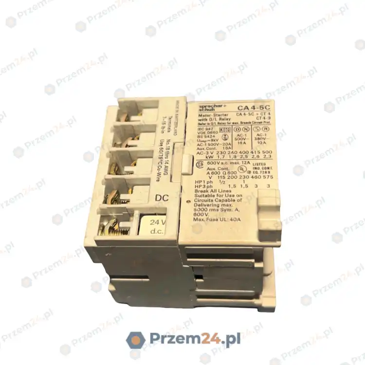 Sprecher-+-Schuh-CA-4-5C-01-CA45C01-Motor-Starter-with-Relay-New-no-box-2