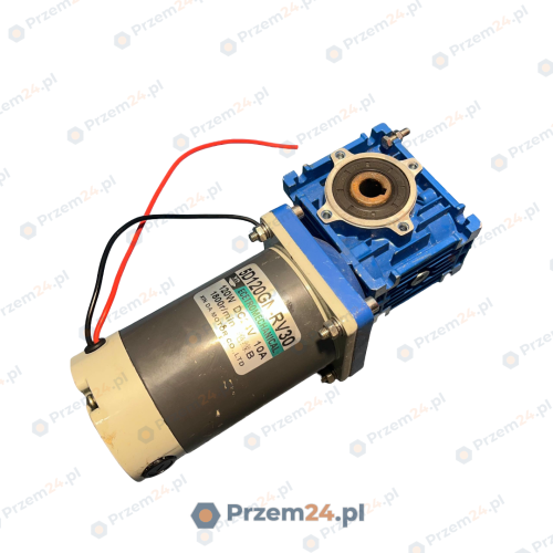 XIN-DA-MOTOR-5D120GN-RV30-NMRV-030-Worm-Gear-Motor-DC24V-120W-Used-2
