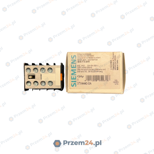 Siemens-3TX4440-0A-Auxiliary-switch-block-80E-4NO-New-in-box-2