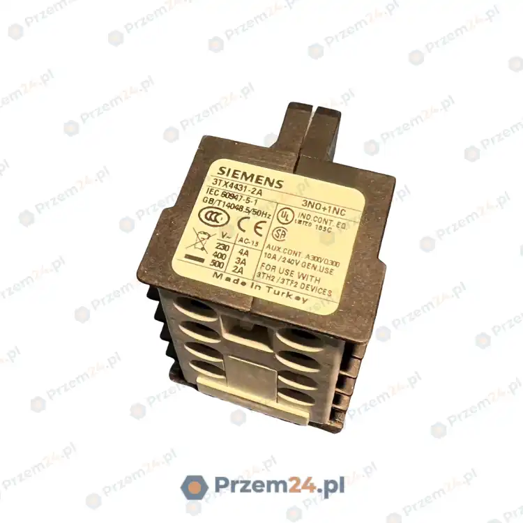 SIEMENS-3TX4431-2A-Auxiliary-contact-block-3NO+1NC-New-in-box-4