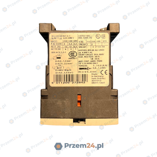 Siemens-3RT1017-1AP01-Contactor-3-pole-1NO-230V-50-60Hz-New-in-box-2