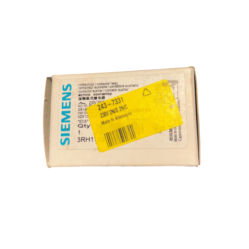 SIEMENS-3RH1122-1AP00-Contactor-Relay-22E-2NO-2NC-230V-50-60Hz-New-in-box