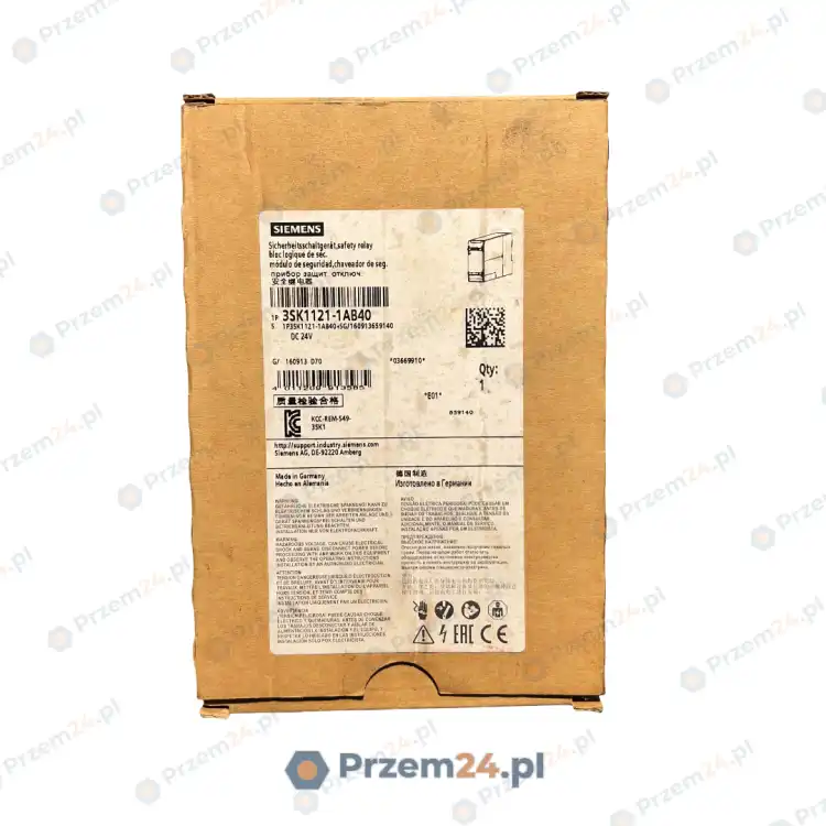 SIEMENS-3SK1121-1AB40-Safety-relay-24V-New-in-box