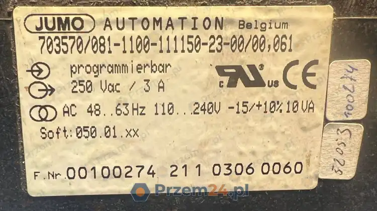 JUMO-DICON500-703570-081-1100-111150-23-00,061-Process-controller-Used-5