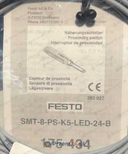 Festo-SMT-8-PS-K5-LED-24-B-175-434-175434-Proximity-Sensor-New-in-box-2
