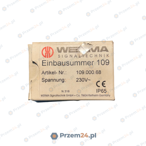 Werma-109.000.68-10900068-Electronic-Buzzer-230V-New-in-box