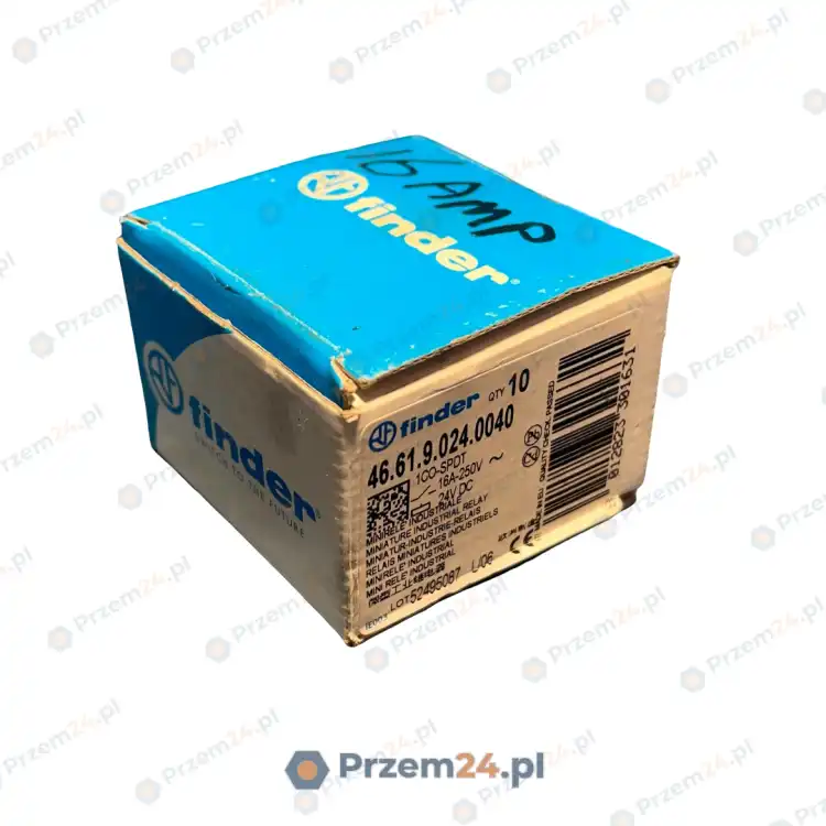 FINDER-46.61.9.024.0040-466190240040-Miniature-Industrial-relay-(lot-of-8)