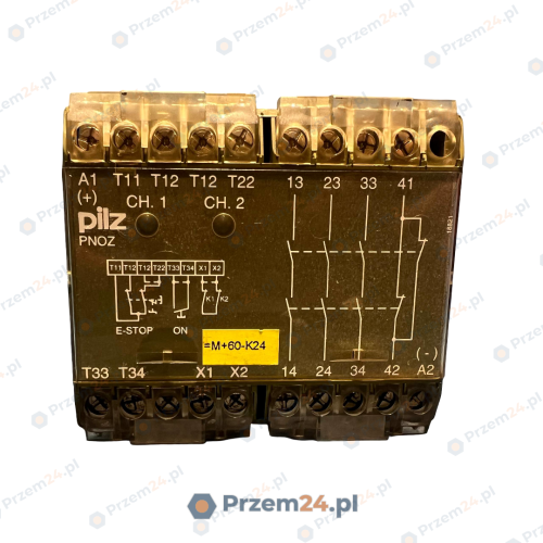 Pilz-474695-Pnoz-24VDC-3S-1O-Safety-Relay-3,5W-Used-2