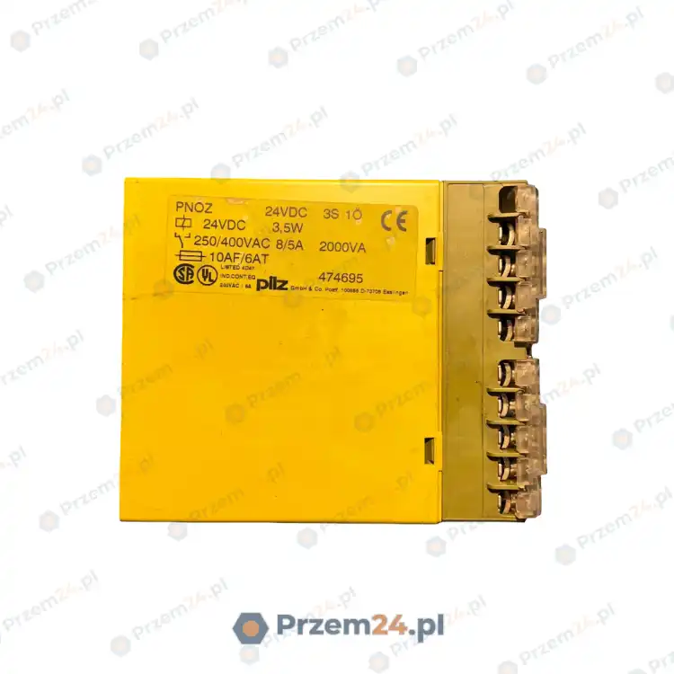 Pilz-474695-Pnoz-24VDC-3S-1O-Safety-Relay-3,5W-Used-3