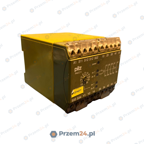 PILZ-474790-PNOZ-V-PNOZV-30S-24VDC-3S-1O-1SZ-SAFETY-RELAY-4,5W-Used