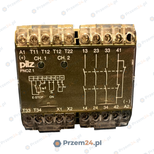 Pilz-475695-PNOZ-1-PNOZ1-24-V-DC-3S1O-Safety-relay-3,5W-Used-2