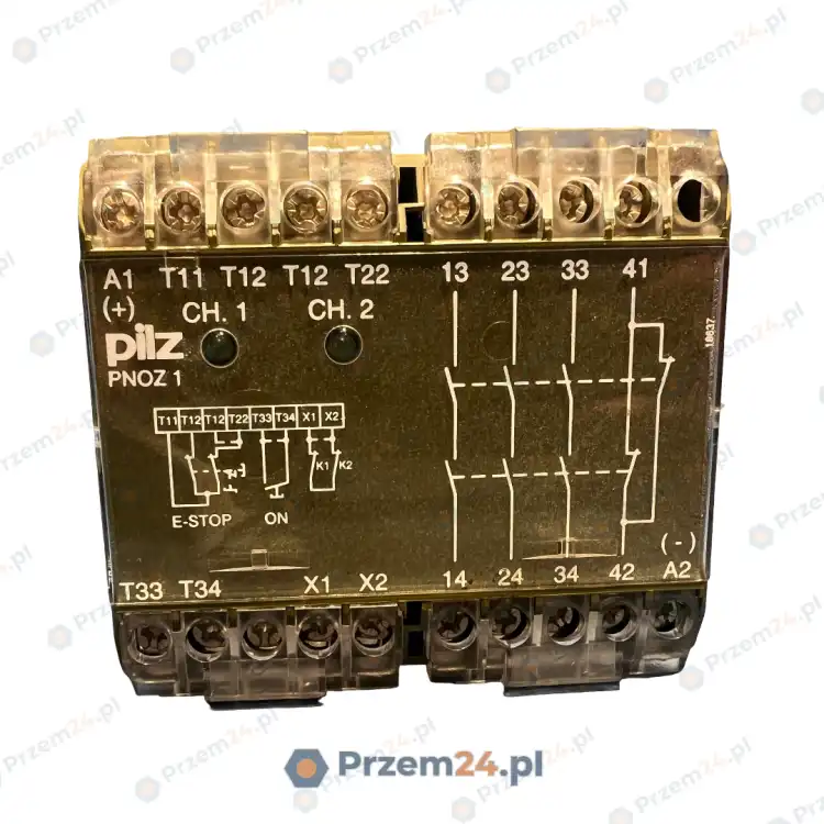 Pilz-475695-PNOZ-1-PNOZ1-24-V-DC-3S1O-Safety-relay-3,5W-Used-2