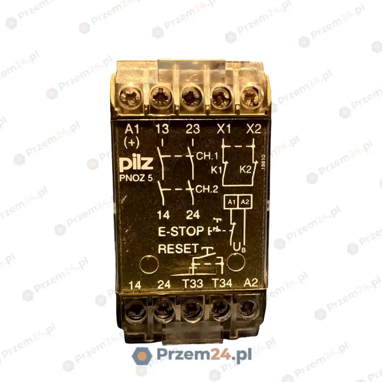 PILZ-474597-PNOZ-5-PNOZ5-230-V-AC-2S-SAFETY-RELAY-50-60Hz-Used-2