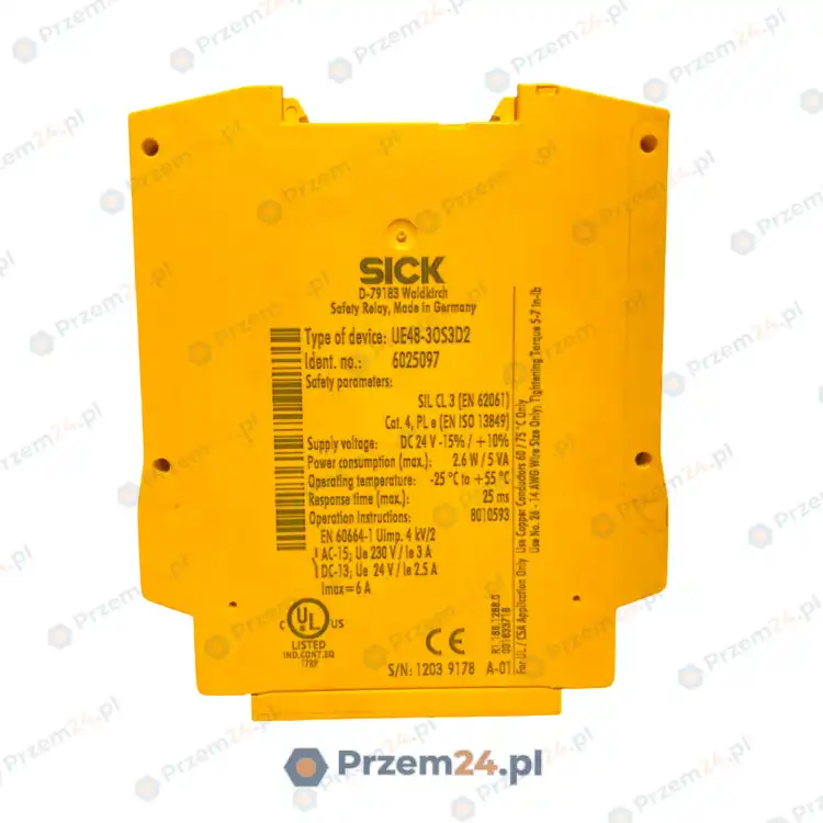 SICK-UE48-30S3D2-UE48-30S-6025097-Safety-Relay-DC-24V-Used-3