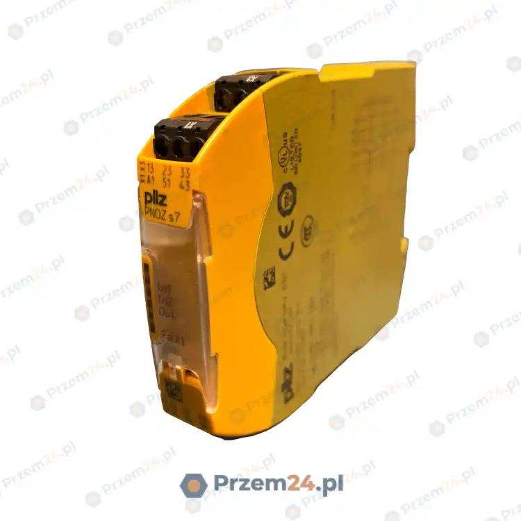 Pilz-750107-PNOZ-s7-PNOZs7-24VDC-4n-o-1n-c-Safety-relay-Used