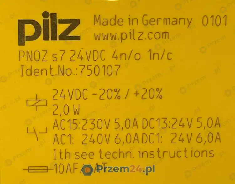Pilz-750107-PNOZ-s7-PNOZs7-24VDC-4n-o-1n-c-Safety-relay-Used-4