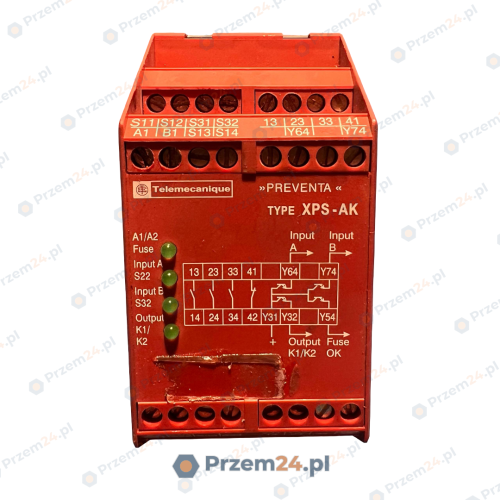 TELEMECANIQUE-XPS-AK-XPSAK311144-SAFETY-RELAY-24-AC-DC-Used-2