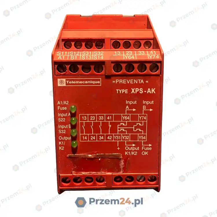 TELEMECANIQUE-XPS-AK-XPSAK311144-SAFETY-RELAY-24-AC-DC-Used-2