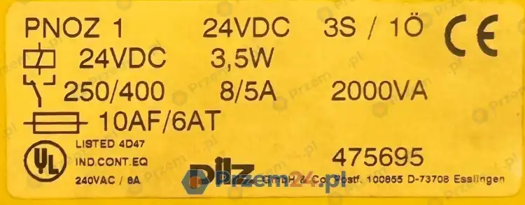 Pilz-475695-PNOZ-1-PNOZ1-24VDC-3S-1O-Safety-relay-3,5W-New-in-box-4