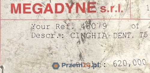 MEGADYNE-T5-620-16-T5-620-16-Polyurethane-Timing-Belt-620,-width-16-mm-Used-2