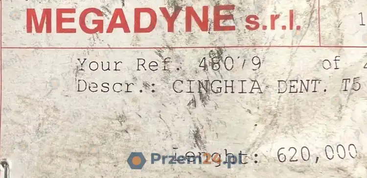MEGADYNE-T5-620-16-T5-620-16-Polyurethane-Timing-Belt-620,-width-16-mm-Used-2