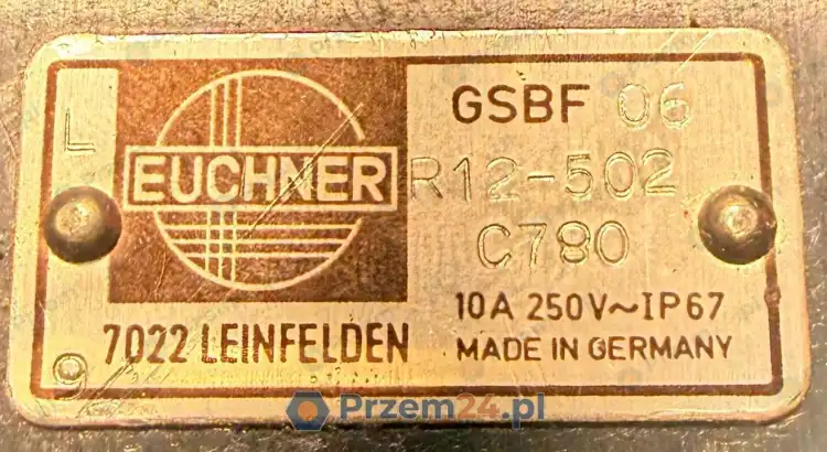 Euchner-GSBF-06-R12-502-GSBF06R12502-Limit-switch-10A-250V-New-in-box-6