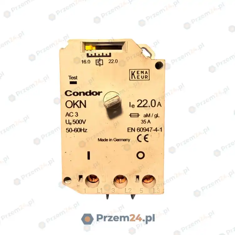 CONDOR-OKN-220-Overload-Circuit-Breaker-AC-3-500V-50-60Hz-Used-2