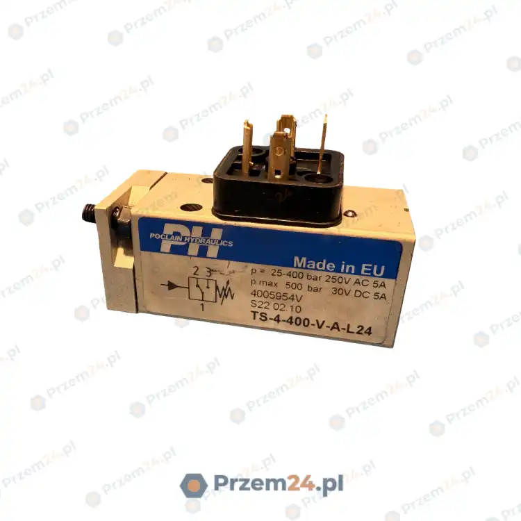Poclain-Hydraulics-TS-4-400-V-A-L24-4005954V-Pressure-switch-Used
