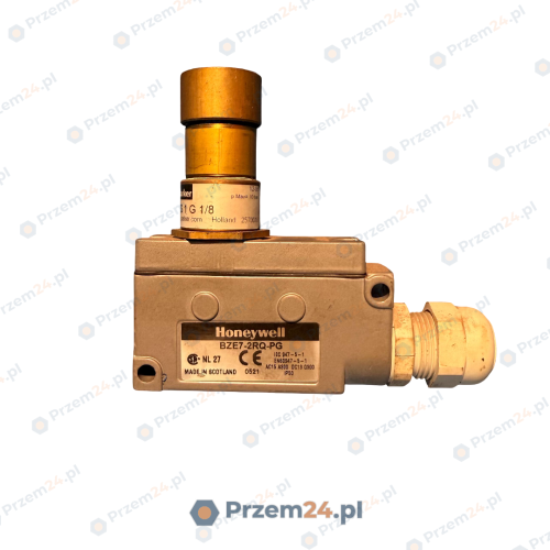 Honeywell-BZE7-2RQ-PG-Limit-Switch-with-Parker-LMS-1-G-1-8-pneumatic-valve-Used-2