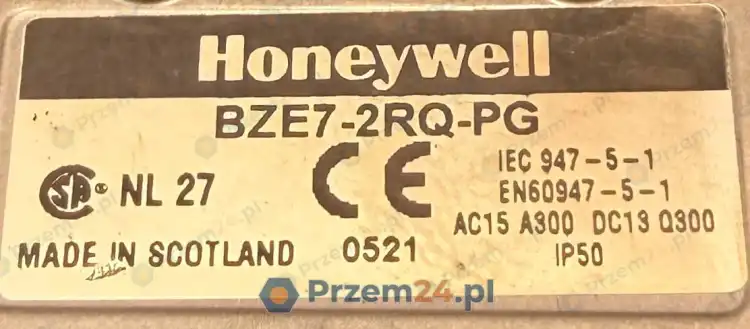 Honeywell-BZE7-2RQ-PG-Limit-Switch-with-Parker-LMS-1-G-1-8-pneumatic-valve-Used-5