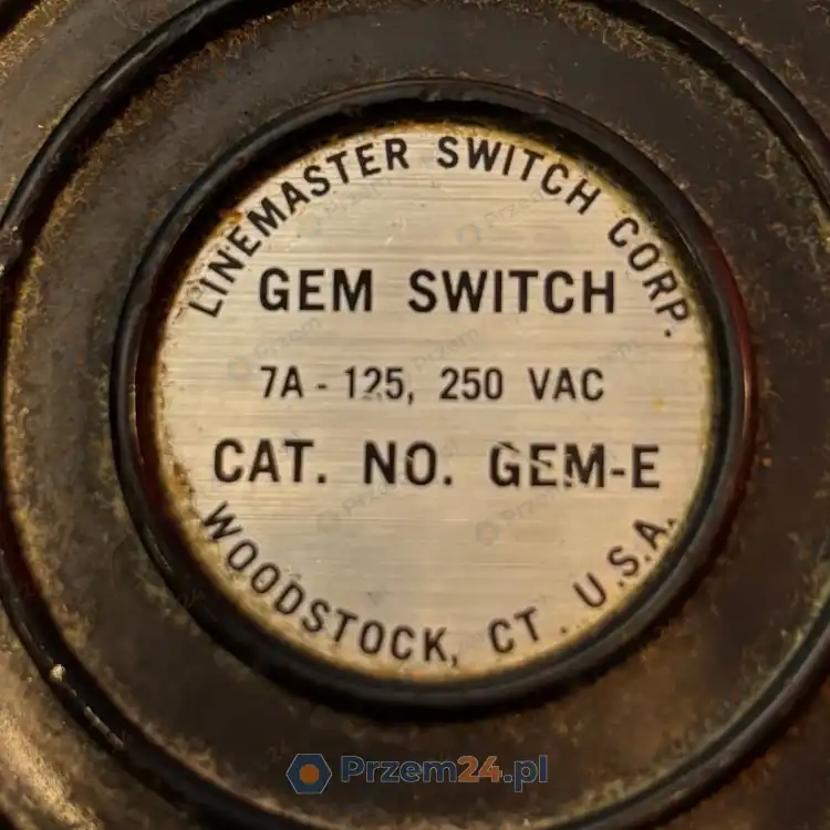Linemaster-GEM-SWITCH-GEM-E-Footswitch-pedal-250-VAC-Used-3