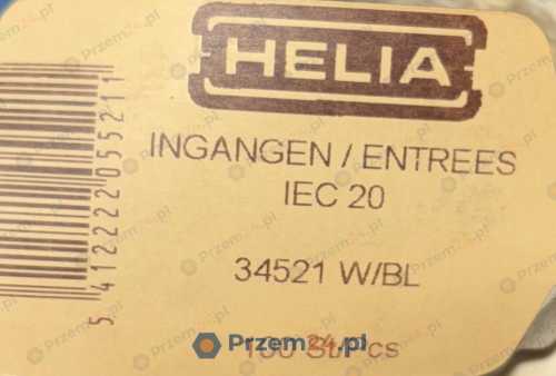 HELIA-34521-W-BL-IEC20-Cable-Entry-Grommets-Bushings-100pcs-Panel-Mount-New-2