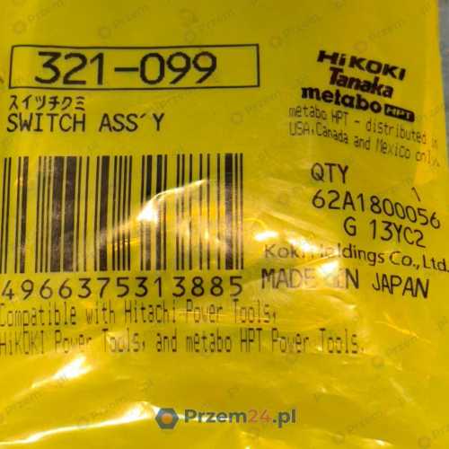 Hikoki-321099-321-099-Switch-Assembly-for-Angle-Grinder-G13YC2-New-in-box-2