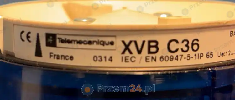Telemecanique-XVB-C36-XVBC36-Blue-Steady-Unit-Used-4