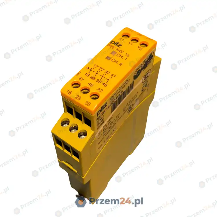 Pilz-774581-PZE-X4V-1s-PZE-X4V-1-24VDC-4n-o-fix-Safety-Relay-New-in-box-3