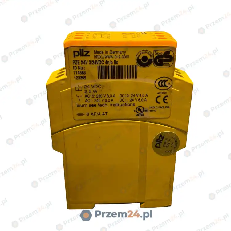 Pilz-774583-PZE-X4V-3s-PZE-X4V-3-24VDC-4n-o-fix-Safety-Relay-New-no-box-2