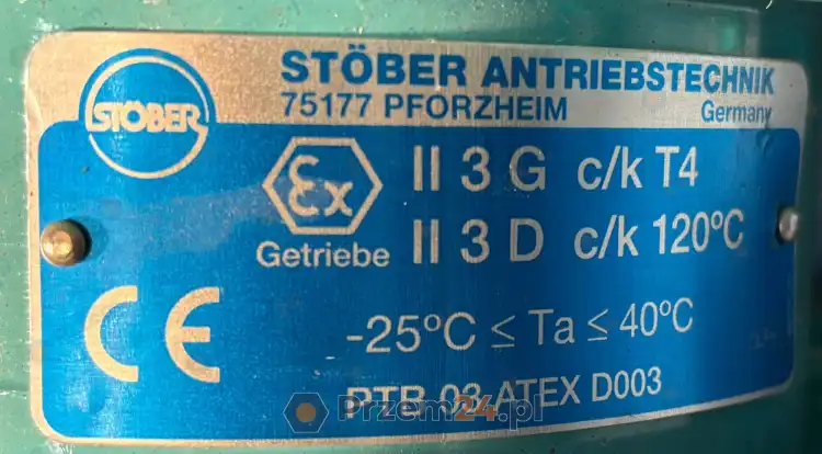 STOBER-STOEBER-PTB-03-ATEX-D003-PTB03ATEXD003-Servo-planetary-gearbox-New-6