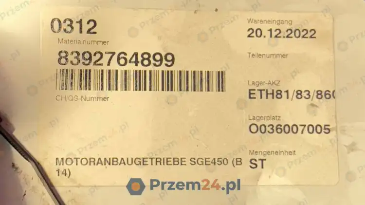 STOBER-STOEBER-PTB-03-ATEX-D003-PTB03ATEXD003-Servo-planetary-gearbox-New-8