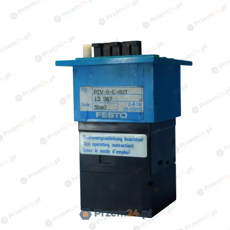 Festo-PZV-S-E-AUT-PZVSEAUT-13987-Analog-Signal-Counter-2-8-bar-Used