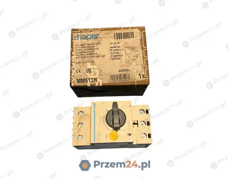 Hager-MM513N-Motor-Starter-20-25A-New-in-box