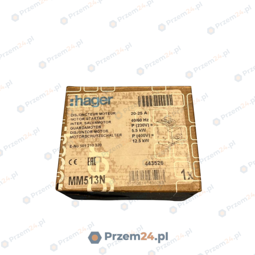 Hager-MM513N-Motor-Starter-20-25A-New-in-box-2