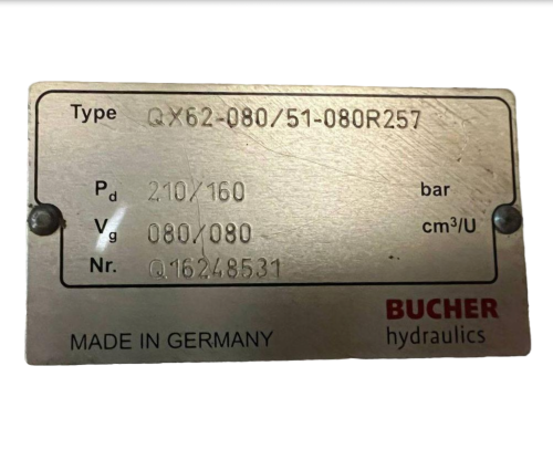Bucher-hydraulics-QX62-080-51-080R257-Hydraulic-pump